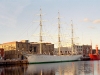 France - Dunkerque / Dunkirk (Nord-Pas-de-Calais): tall ship in the harbour (photo by M.Bergsma)