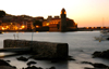 France - Northern Catalonia - Languedoc-Roussillon - Pyrnes-Orientales - Collioure - Cotlliure - harbour at dusk - Anse de Collioure - photo by T.Marshall