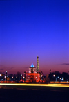 Paris, France: Place de la Concorde, with Eiffel Tower on the horizon - nocturnal - VIIIe arrondissement - photo by A.Bartel