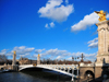 Paris, France: Pont Alexandre III, named after the Tsar - six-metre high single span steel arch - links the Champs-lyses to the Invalides - engineers Jean Rsal and Amde d'Alby, architects Joseph Cassien-Bernard and Gaston Cousin - photo by M.Torres