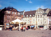 France - Mulhouse / Mulhausen  (Haut-Rhin - Alsace): carrousel at Place de la Runion (photo by Miguel Torres)