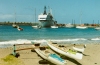 French Polynesia - Ua Pou island - Marquesas: Hakahau - the Aranui at the dock (photo by G.Frysinger)