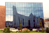 Georgia - Batumi: Catholic Church of the Holy Spirit reflected on a bank - Gogebashvilis St. - photo by M.Torres