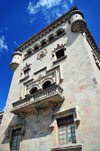 Ciudad de Guatemala / Guatemala city: National Police HQ - tower - photo by M.Torres