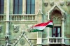 Hungary / Ungarn / Magyarorszg - Budapest: flying the Hungarian flag at the parliament (photo by J.Kaman)