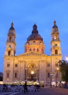 Hungary / Ungarn / Magyarorszg - Budapest: St Stephen's Basilica at dusk (photo by J.Kaman)