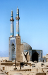 Iran - Yazd / Yezd: the 12th century Friday or Grand Mosque was built under Ala'oddoleh Garshasb of the Al-e Bouyeh dynasty - Jameh masjid - photo by W.Allgower