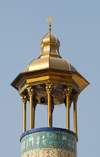 Iran - Shiraz: minaret of a modern Mosque - photo by M.Torres