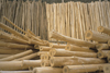 Iran - Hamadan: timber at a sawmill - photo by W.Allgower