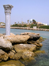 Kibbutz Sdot Yam, Israel: Roman column - photo by E.Keren