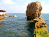 Israel - Acre - ruins of old Akko dilapidated by the Mediterranean sea - photo by E.Keren