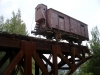 Israel - Jerusalem: final solution / holocaust trains - Yad Vashem holocaust museum (photo by R.Wallace)