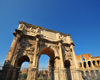 Rome, Italy: Arch of Constantine - Via Triumphalis - Arco di Costantino - photo by M.Torres