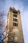 Aosta / Aoste (Valle d'Aosta) : church of Sant'Orso - bell tower - photo by M.Torres