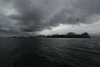 Jan Mayen island: view of South-Jan and the Rudolftoppen - photo by R.Behlke