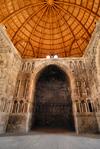 Amman - Jordan: Umayyad palace - Palace Dar al-Imara, the caliph's residence, vestibule, dome rebuilt by the Spanish - citadel - photo by M.Torres