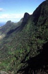 Juan Fernandez islands - Robinson Crusoe island / Isla Ms a Tierra: Cerro Tres Puntas - view from Mirador de Selkirk (photo by Willem Schipper)