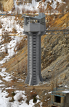 Kazakhstan - Chimbulak ski-resort, Almaty: tower above the dam - photo by M.Torres