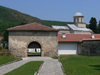 Serbia - Kosovo - Visoki Decani - Pec district: Visoki Decani Serbian Orthodox Monastery - entrance - UNESCO World Heritage - photo by J.Kaman