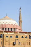 Erbil / Hewler / Arbil / Irbil, Kurdistan, Iraq: Al Sawaf mosque with its large tile covered dome - photo by M.Torres