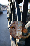 Lithuania - Vilnius: Bridge of Uzupis - tradition of putting padlocks on the bridge when getting mariied - photo by Sandia