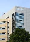 Bamako, Mali: modern fa�ade of the Saham insurance company building - photo by M.Torres