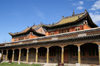 Tsetserleg, Arkhangai province, central Mongolia: main temple of Zayain Gegeenii Sum - facade - photo by A.Ferrari