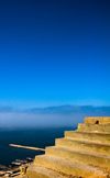 Morocco - Agadir: Medina - stairs - view towards the sea - photo by M.Ricci