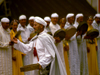 Morocco / Maroc - Imilchil: musician at the moussem - Muslim festival - feasting - photo by F.Rigaud