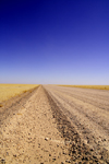 Erongo region, Namibia: country road - soul reaching tranquility - no life at all - photo by Sandia