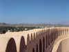 Oman - Nizwa: the oasis and the fort's ramparts - photo by B.Cloutier