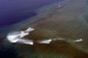 Blue Corner, Rock Islands, Koror state, Palau: world famous dive site - aerial view - photo by B.Cain