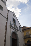 Panama City / Ciudad de Panama: faade of San Jose Church, Old Quarter - photo by H.Olarte