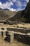 Ollantaytambo, Cuzco region, Peru: incredible stone terraces built by the Inca at the fortress of Ollantaytambo - Sacred Valley- photo by C.Lovell