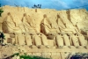 Portugal - Algarve - Algoz (municipio de Silves): Abu Simbel in the Algarve - sand construction - construes na areia - photo by M.Durruti