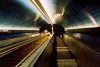 Lisbon: escadas rolantes - estao de metro do Parque - Metropolitano de Lisboa / escalators  - Parque Metro station / subway - photo by M.Durruti