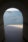 Puerto Rico - San Juan: Spanish fort of San Felipe del Morro - gate (photo by D.Smith)