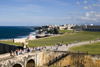 Puerto Rico - San Juan: San Felipe del Morro - access bridge (photo by D.Smith)