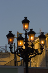 Puerto Rico - San Juan: lamp post (photo by D.Smith)