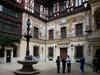 Sinaia, Prahova county, Muntenia, Romania: Peles Castle - inner court - photo by J.Kaman