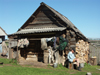 Russia - Udmurtia - Izhevsk: by the wood shed - photo by P.Artus