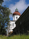 Russia - Solovetsky Islands: Gora Sekirnaya - lighthouse style church - photo by J.Kaman