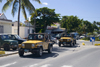 Saint Martin - Marigot: tourists in 4WDs - photo by D.Smith