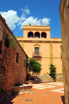 Tuili, Medio Campidano province, Sardinia / Sardegna / Sardigna: Villa Pitzalis - manor house for 19th century nobility, by architect Gaetano Cima - photo by M.Torres