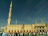 Medina / Madinah, Saudi Arabia: Masjid Al Nabawi or Mosque of the Prophet - front entrance in the afternoon at hajj season - photo by A.Faizal