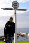 Scotland - John O'Groats, Highlands: the mandatory picture for tourists to this part of the world - Land's end - photo by C. McEachern