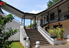 Mahe, Seychelles: Victoria - stairs at the Supreme Court - photo by M.Torres