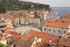 Slovenia - Piran: view of Tartinijev Trg from above - photo by I.Middleton