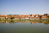 Lent across Drava River, Maribor / Marburg an der Drau, Slovenia - photo by I.Middleton