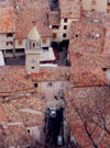 San Marino: small alley behind the town hall - photo by M.Torres